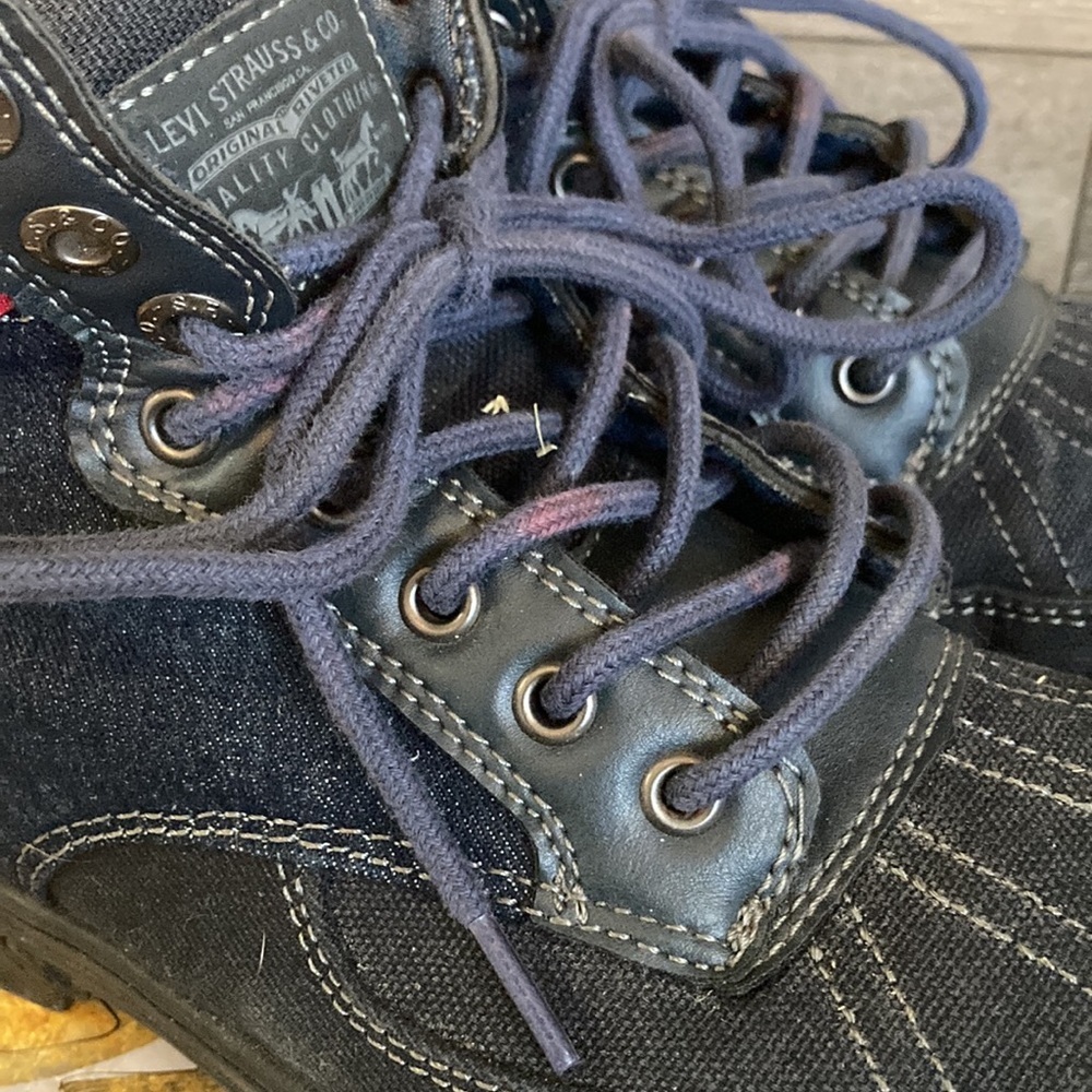 Levi’s Dayton Denim Lace Up Boots - Picture 5 of 12